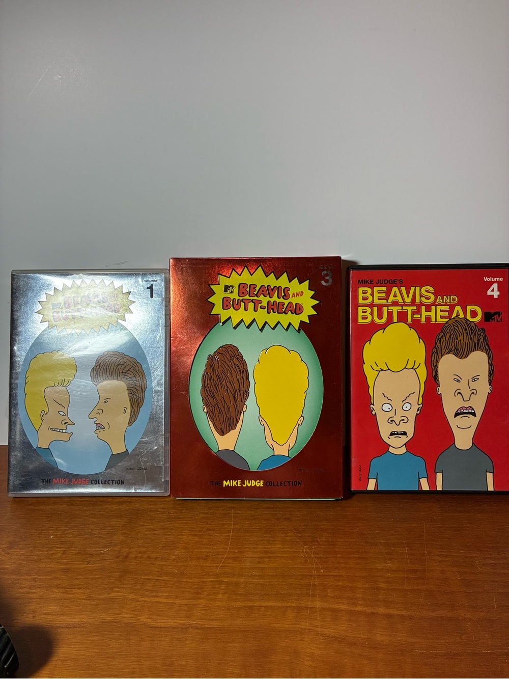 Beavis and Butt-Head DVD Box Sets Volume 1,3 and 4